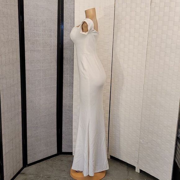 BRAND NEW DRESS THE POPULATION LOGAN OFF-THE-SHOULDER SWEETHEART DRESS - Picture 9 of 16